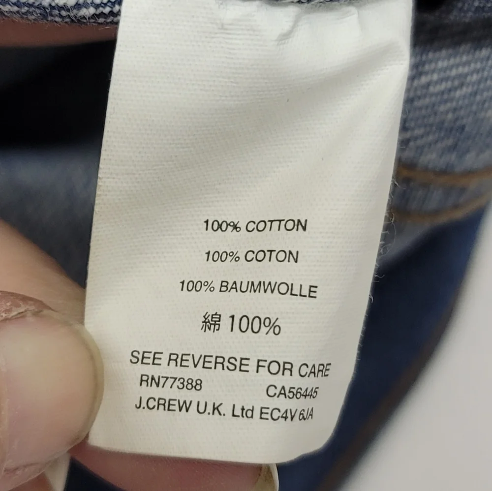 J. Crew Classic Indigo Denim Jean Jacket - Women's Size XS - Picture 8 of 12